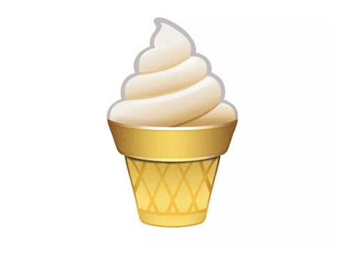 Poop/Ice Cream Emoji Transition