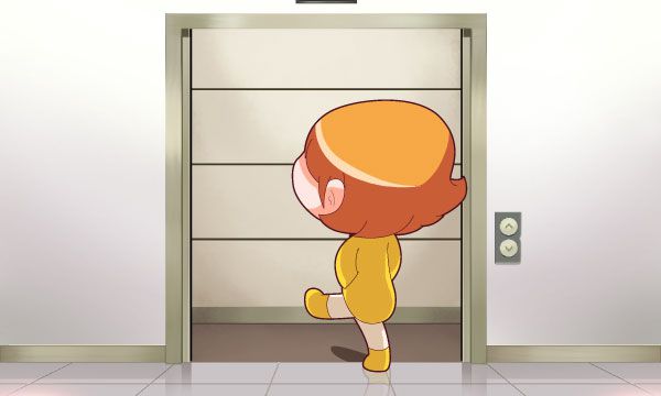 Friday 4Koma 第179話 - Elevator Action